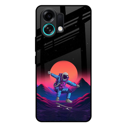 Retro Astronaut Oppo K13 Turbo Pro 5G Glass Back Cover Online