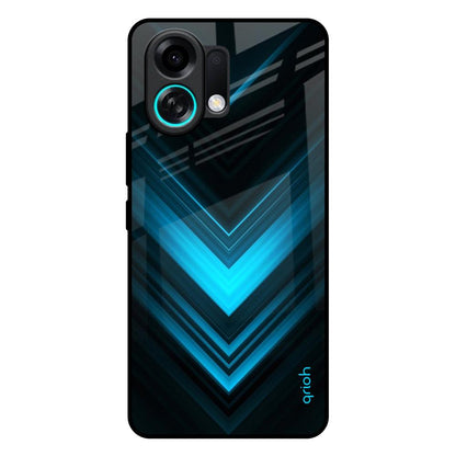 Vertical Blue Arrow Oppo K13 Turbo Pro 5G Glass Back Cover Online