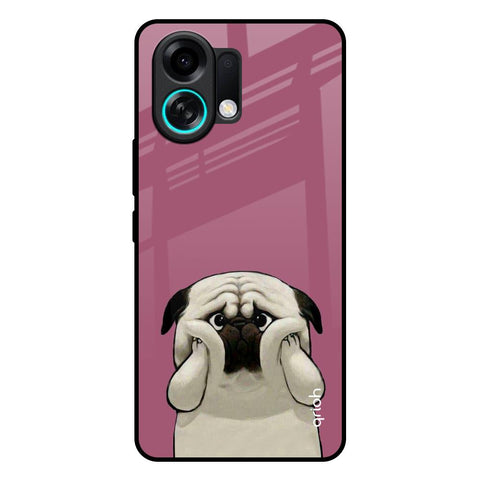 Funny Pug Face Oppo K13 Turbo Pro 5G Glass Back Cover Online