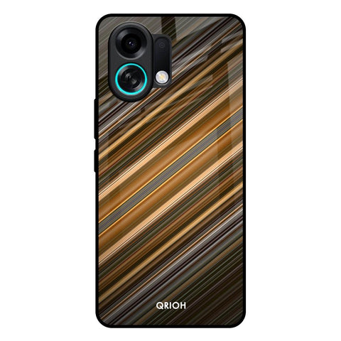 Diagonal Slash Pattern Oppo K13 Turbo Pro 5G Glass Back Cover Online