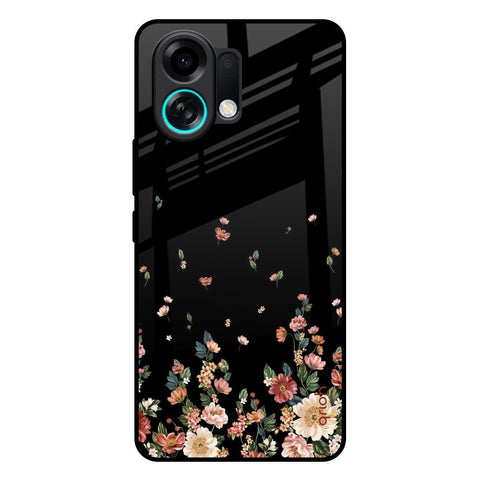 Floating Floral Print Oppo K13 Turbo Pro 5G Glass Back Cover Online