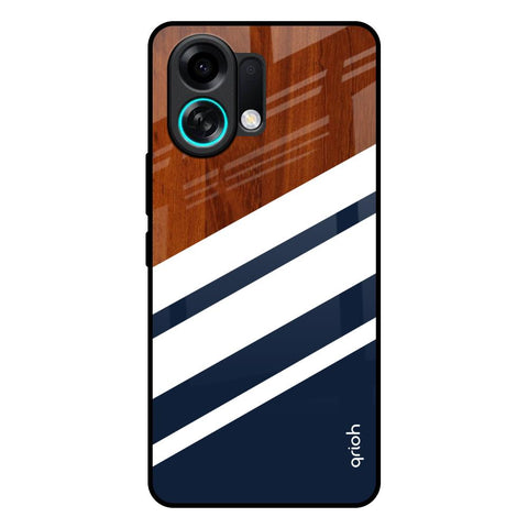 Bold Stripes Oppo K13 Turbo Pro 5G Glass Back Cover Online