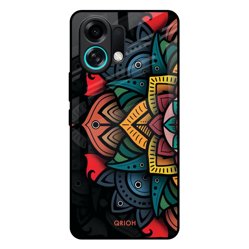 Retro Gorgeous Flower Oppo K13 Turbo Pro 5G Glass Back Cover Online
