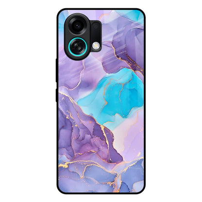Alcohol ink Marble Oppo K13 Turbo Pro 5G Glass Back Cover Online
