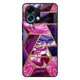 Electroplated Geometric Marble Oppo K13 Turbo Pro 5G Glass Back Cover Online