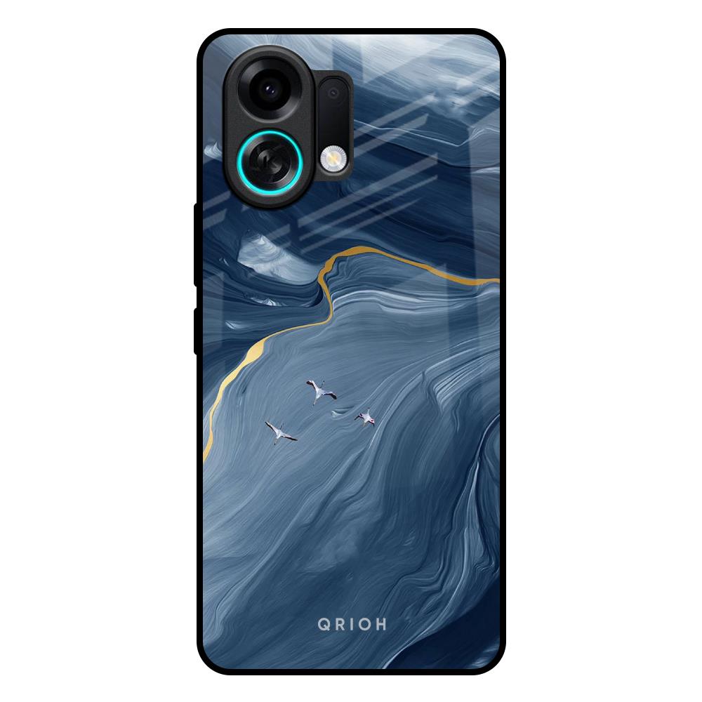 Deep Ocean Marble Oppo K13 Turbo Pro 5G Glass Back Cover Online
