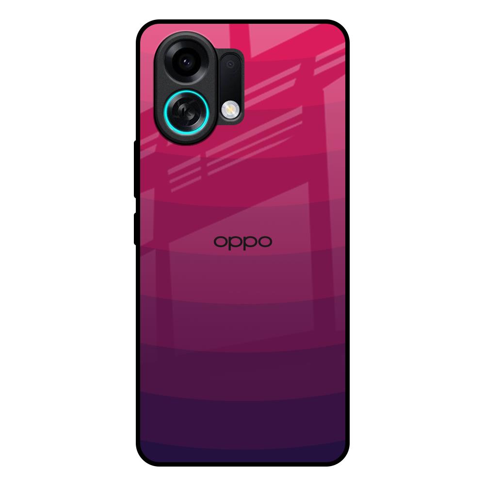 Wavy Pink Pattern Oppo K13 Turbo Pro 5G Glass Back Cover Online