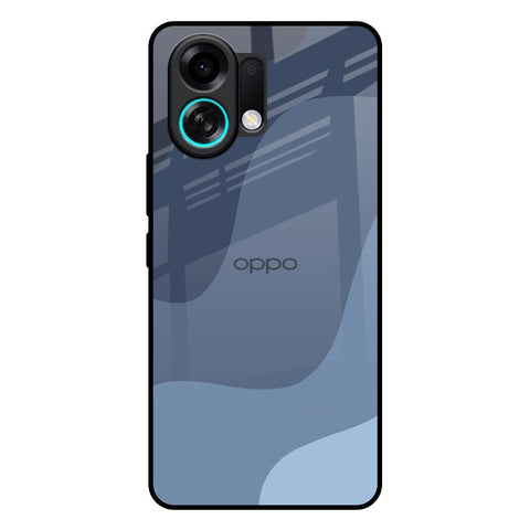 Navy Blue Ombre Oppo K13 Turbo Pro 5G Glass Back Cover Online