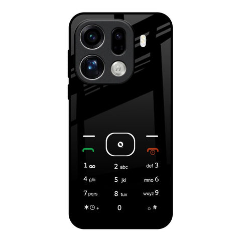 Classic Keypad Pattern Oppo Find X9 Pro 5G Glass Back Cover Online