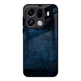 Dark Blue Grunge Oppo Find X9 Pro 5G Glass Back Cover Online