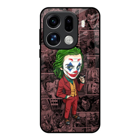 Joker Cartoon Oppo Find X9 Pro 5G Glass Back Cover Online