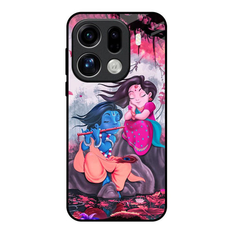 Radha Krishna Art Oppo Find X9 Pro 5G Glass Back Cover Online