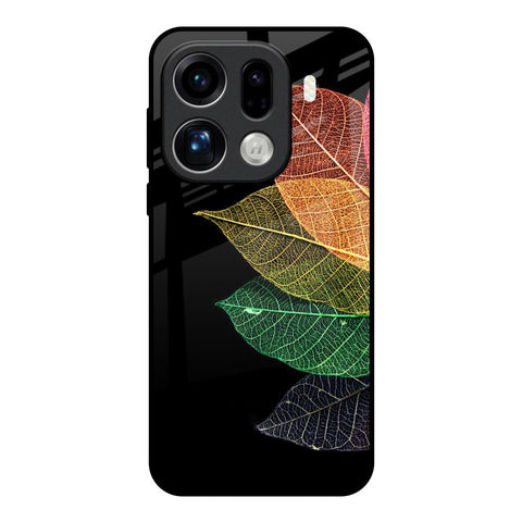 Colorful Leaves Oppo Find X9 Pro 5G Glass Back Cover Online