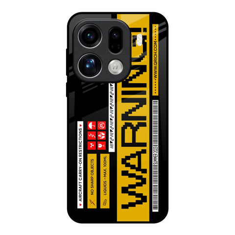 Aircraft Warning Oppo Find X9 Pro 5G Glass Back Cover Online