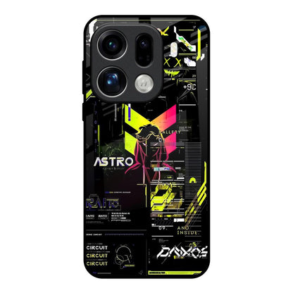 Astro Glitch Oppo Find X9 Pro 5G Glass Back Cover Online