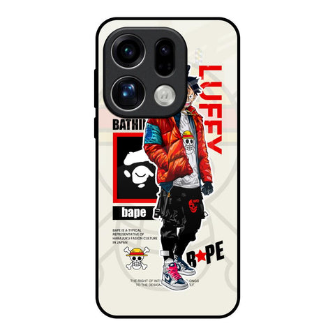 Bape Luffy Oppo Find X9 Pro 5G Glass Back Cover Online