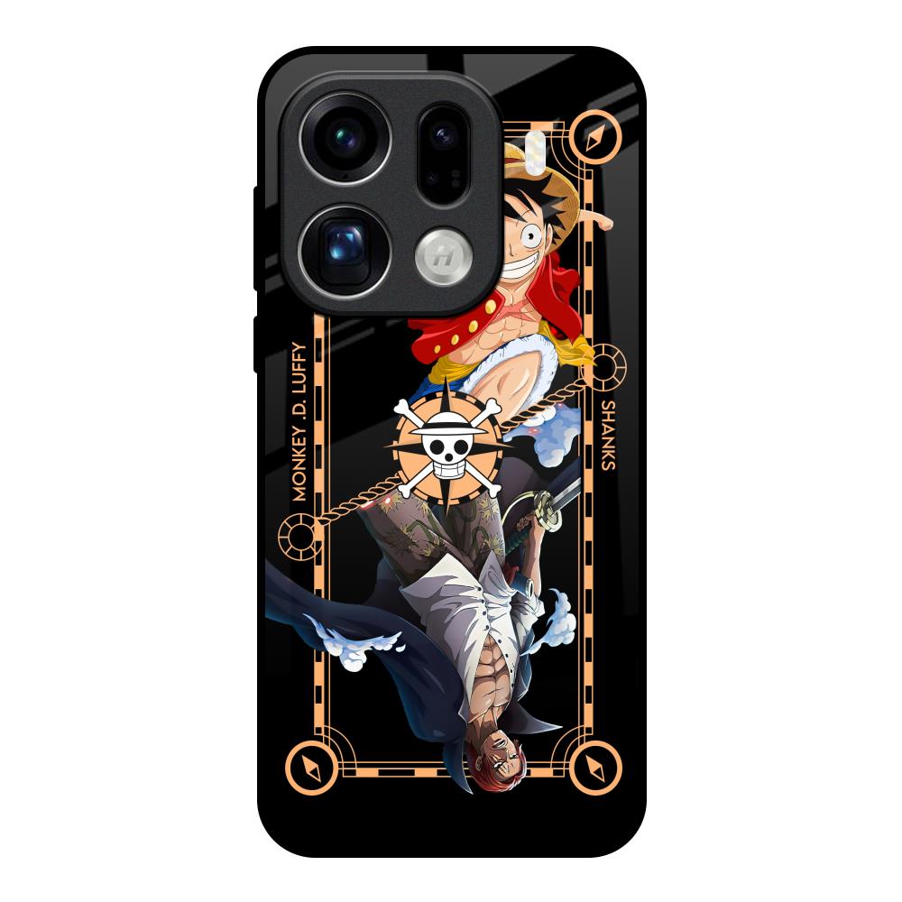 Shanks & Luffy Oppo Find X9 Pro 5G Glass Back Cover Online
