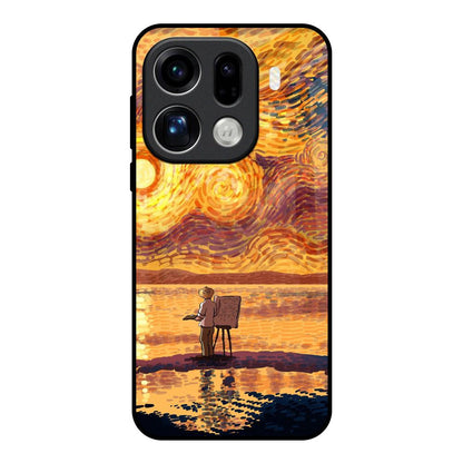Sunset Vincent Oppo Find X9 Pro 5G Glass Back Cover Online