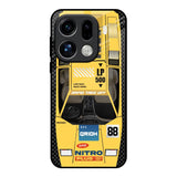 Yellow Racing Car Oppo Find X9 Pro 5G Glass Back Cover Online