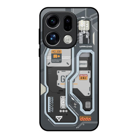 Retro Futuristic Oppo Find X9 Pro 5G Glass Back Cover Online