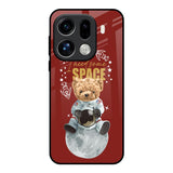 Astronaut Bear Oppo Find X9 Pro 5G Glass Back Cover Online