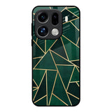 Abstract Green Oppo Find X9 Pro 5G Glass Back Cover Online