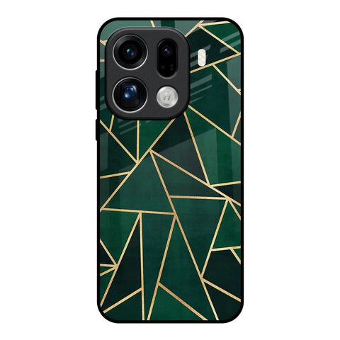 Abstract Green Oppo Find X9 Pro 5G Glass Back Cover Online