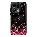 Heart Rain Fall Oppo Find X9 Pro 5G Glass Back Cover Online