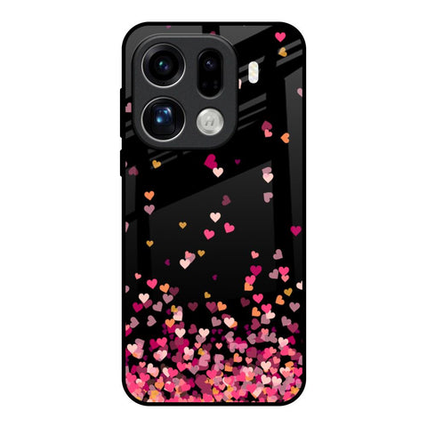 Heart Rain Fall Oppo Find X9 Pro 5G Glass Back Cover Online