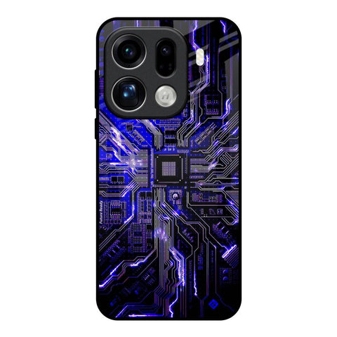 Techno Color Pattern Oppo Find X9 Pro 5G Glass Back Cover Online