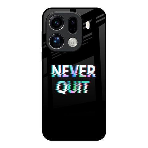 Never Quit Oppo Find X9 Pro 5G Glass Back Cover Online