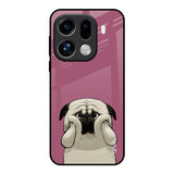 Funny Pug Face Oppo Find X9 Pro 5G Glass Back Cover Online