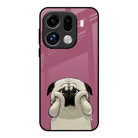 Funny Pug Face Oppo Find X9 Pro 5G Glass Back Cover Online