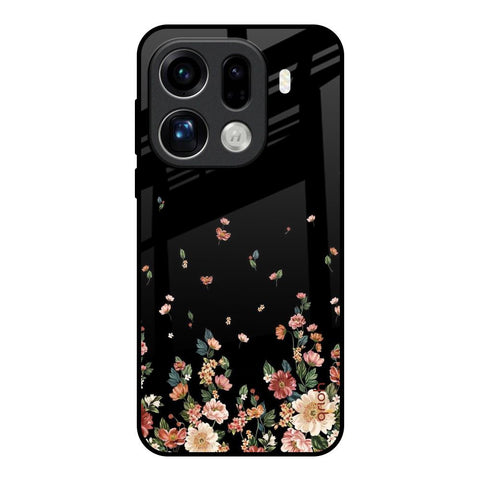 Floating Floral Print Oppo Find X9 Pro 5G Glass Back Cover Online