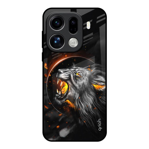 Aggressive Lion Oppo Find X9 Pro 5G Glass Back Cover Online