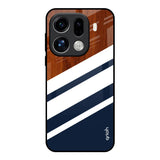 Bold Stripes Oppo Find X9 Pro 5G Glass Back Cover Online