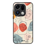 Abstract Faces Oppo Find X9 Pro 5G Glass Back Cover Online