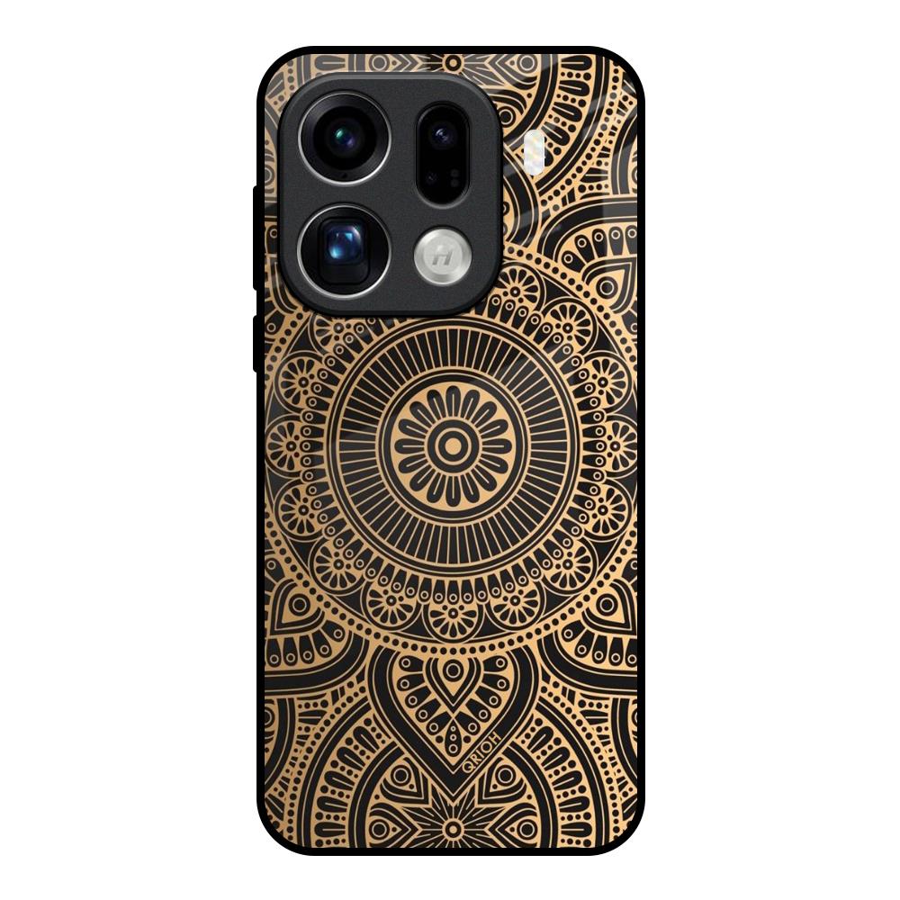 Luxury Mandala Oppo Find X9 Pro 5G Glass Back Cover Online