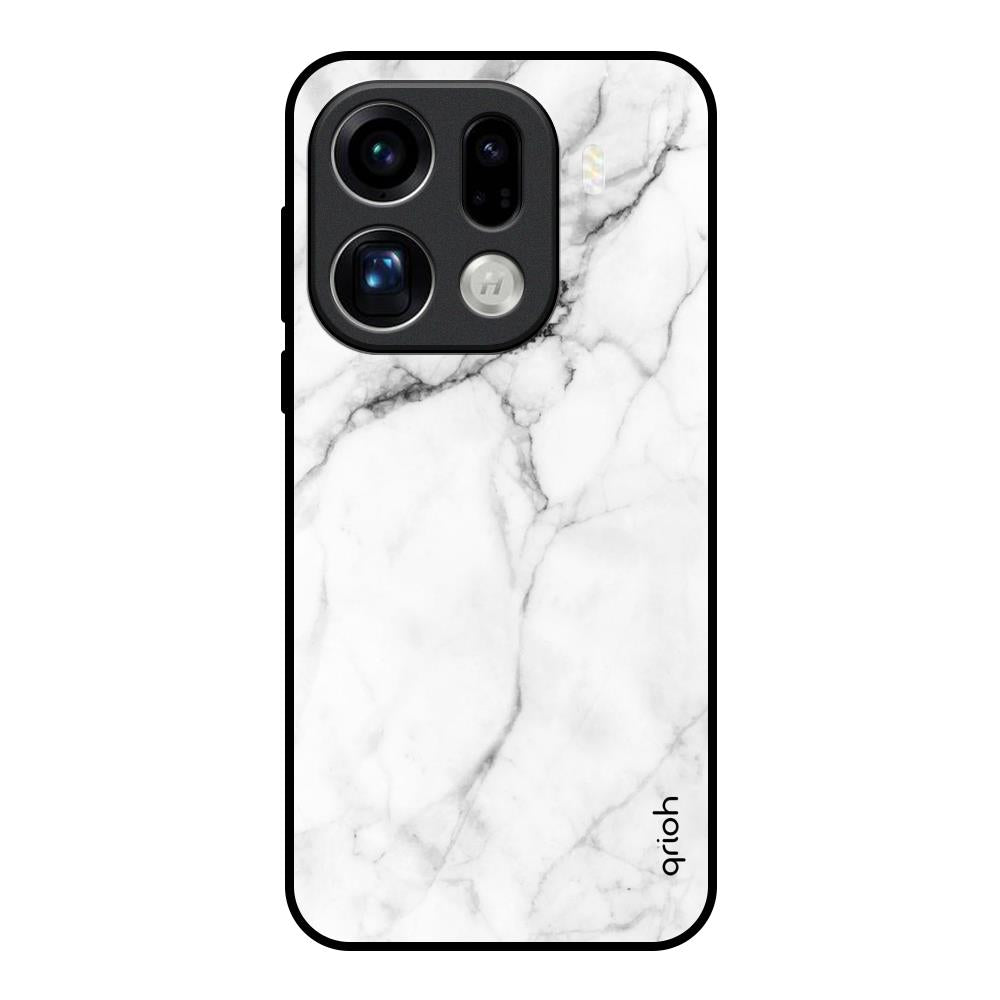 Modern White Marble Oppo Find X9 Pro 5G Glass Back Cover Online