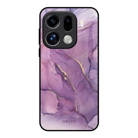 Purple Gold Marble Oppo Find X9 Pro 5G Glass Back Cover Online