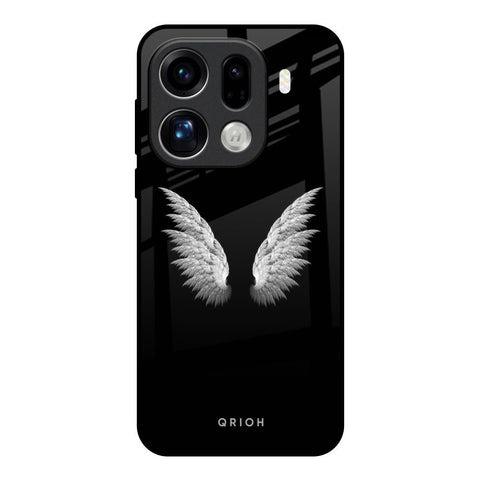 White Angel Wings Oppo Find X9 Pro 5G Glass Back Cover Online