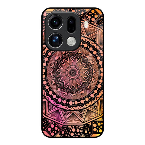 Floral Mandala Oppo Find X9 Pro 5G Glass Back Cover Online