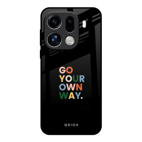 Go Your Own Way Oppo Find X9 Pro 5G Glass Back Cover Online