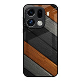Tri Color Wood Oppo Find X9 Pro 5G Glass Back Cover Online