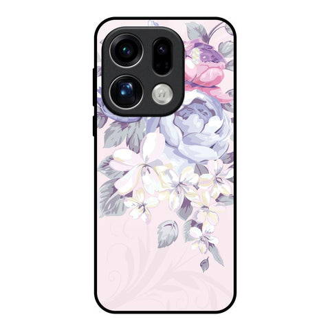Elegant Floral Oppo Find X9 Pro 5G Glass Back Cover Online