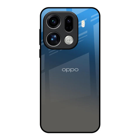 Blue Grey Ombre Oppo Find X9 Pro 5G Glass Back Cover Online