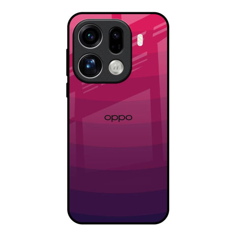 Wavy Pink Pattern Oppo Find X9 Pro 5G Glass Back Cover Online