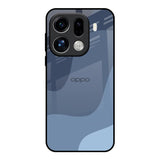 Navy Blue Ombre Oppo Find X9 Pro 5G Glass Back Cover Online