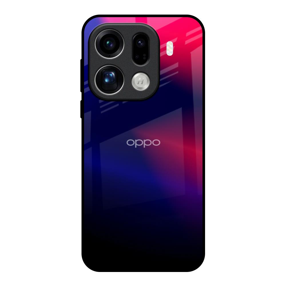 Blue Ombre Oppo Find X9 Pro 5G Glass Back Cover Online