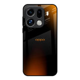 Orange Black Fusion Oppo Find X9 Pro 5G Glass Back Cover Online